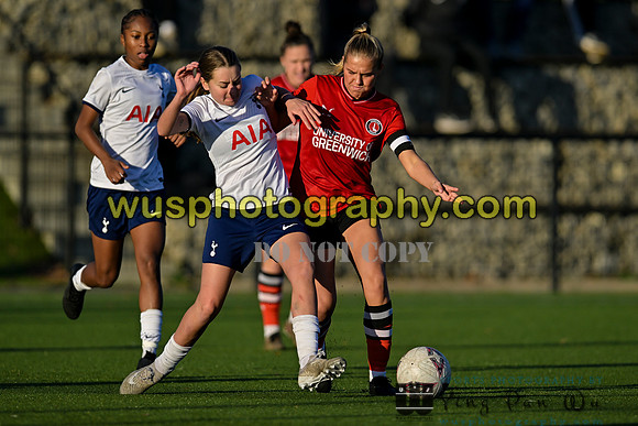 20231206-140855 Charlton Athletic Women PGA U21 v Tottenham Hotspur Women PGA U21