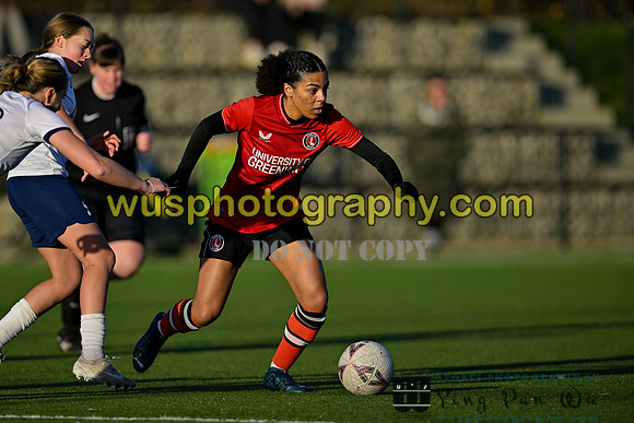 20231206-140857 Charlton Athletic Women PGA U21 v Tottenham Hotspur Women PGA U21