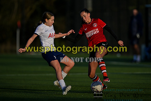 20231206-141535D Charlton Athletic Women PGA U21 v Tottenham Hotspur Women PGA U21