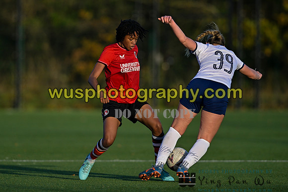 20231206-142144A Charlton Athletic Women PGA U21 v Tottenham Hotspur Women PGA U21