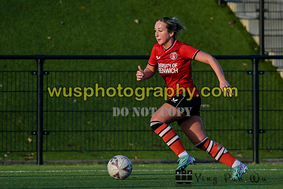 20231206-142452B Charlton Athletic Women PGA U21 v Tottenham Hotspur Women PGA U21