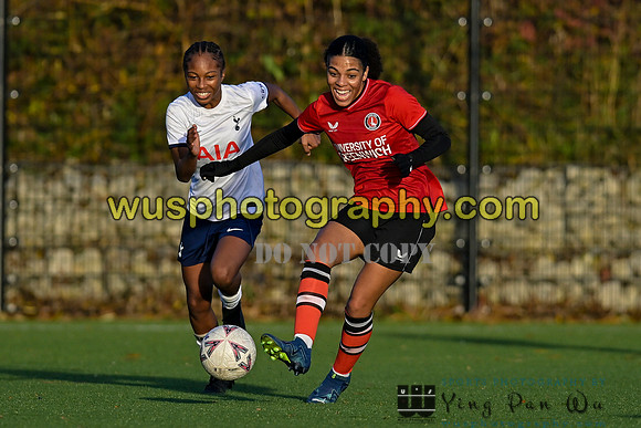 20231206-143239 Charlton Athletic Women PGA U21 v Tottenham Hotspur Women PGA U21