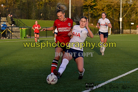20231206-143306 Charlton Athletic Women PGA U21 v Tottenham Hotspur Women PGA U21