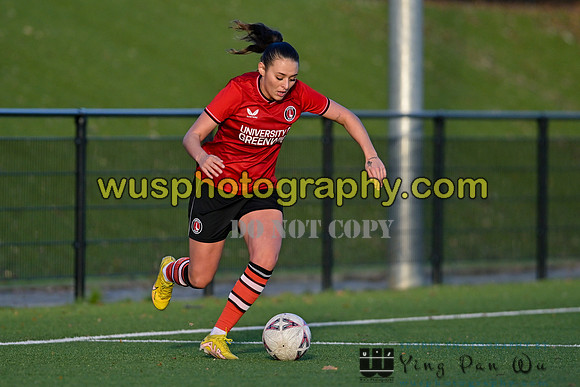 20231206-143657 Charlton Athletic Women PGA U21 v Tottenham Hotspur Women PGA U21