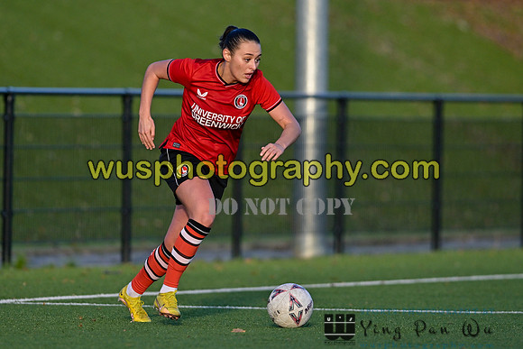 20231206-143657A Charlton Athletic Women PGA U21 v Tottenham Hotspur Women PGA U21