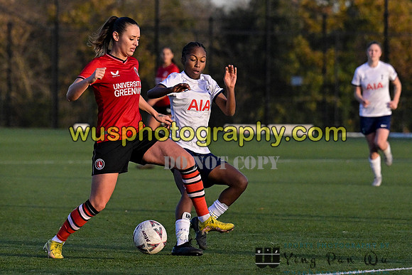 20231206-144057 Charlton Athletic Women PGA U21 v Tottenham Hotspur Women PGA U21