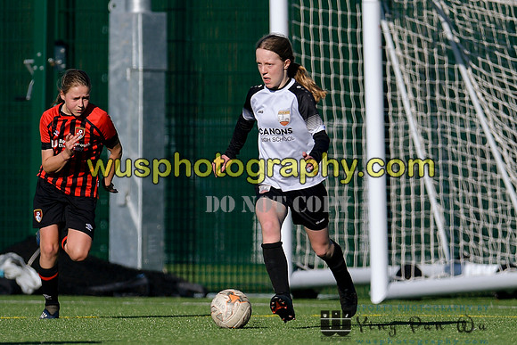 20220319-153448A London Bees Academy U14 v AFC Bournemouth Girls U14