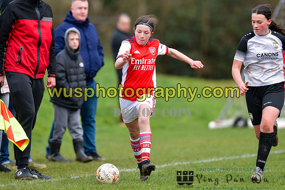 20220305-140944 London Bees Academy U14 v Arsenal FC Girls U13