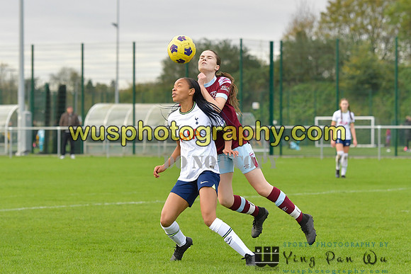 20221119-101354 Tottenham Hotspur Women FC Academy U15 v West Ham United Academy Girls U15