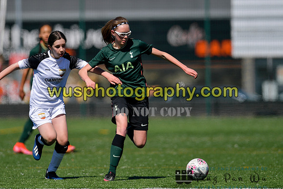 20210417-124202C London Bees Academy U14 v Tottenham Hotspur Women FC JTP U14
