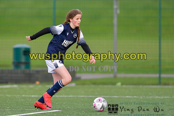20201031-145550B London Bees Academy U14 v Millwall Lionesses Girls U14