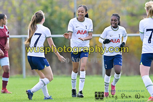 20221119-110636 Tottenham Hotspur Women FC Academy U15 v West Ham United Academy Girls U15