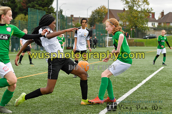 20211023-142046 London Bees Academy U14 v Lincoln United Girls U14