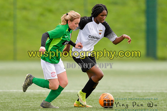 20211023-142623B London Bees Academy U14 v Lincoln United Girls U14