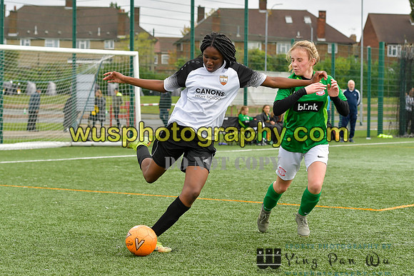 20211023-142707 London Bees Academy U14 v Lincoln United Girls U14