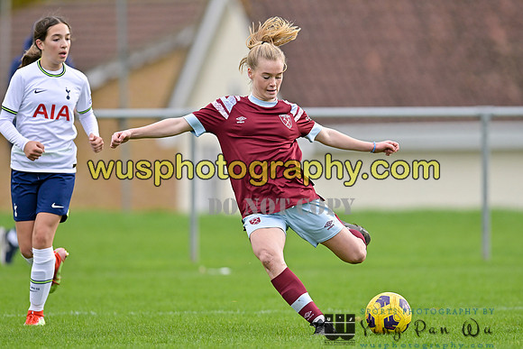 20221119-111311 Tottenham Hotspur Women FC Academy U15 v West Ham United Academy Girls U15