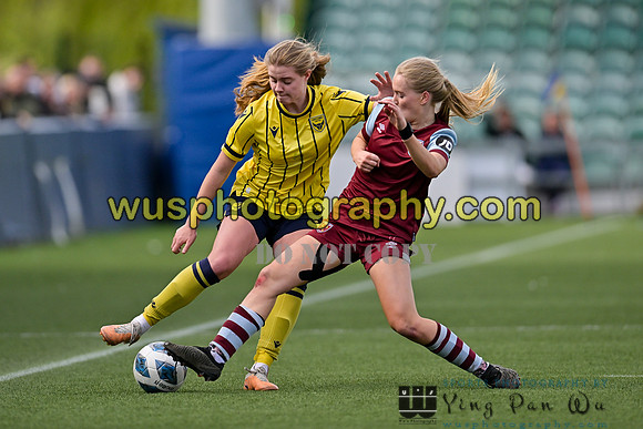 20240420-163848A West Ham United Academy Girls U16 v Oxford United Women U16