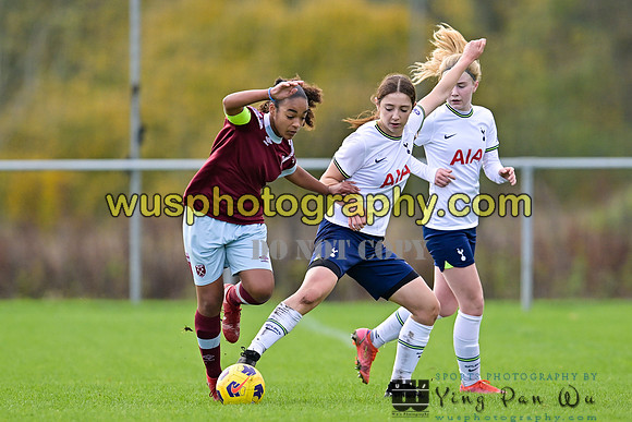 20221119-101528A Tottenham Hotspur Women FC Academy U15 v West Ham United Academy Girls U15
