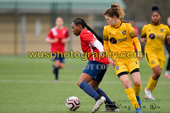 20220123-144708B AFC Leyton v Sutton United Women U21