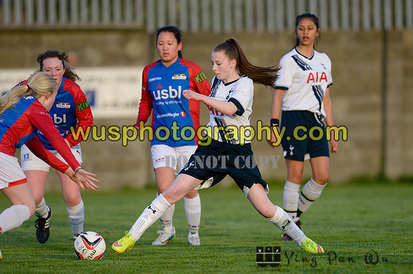 20160505-193812-2 Tottenham Hotspur Girls U12 and U13 v Årvoll IL Girls U12 and U13