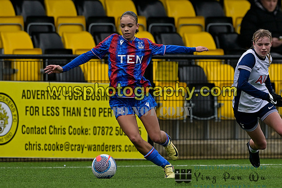20250226-134119A Crystal Palace FC Women PGA U21 v Tottenham Hotspur Women PGA U21
