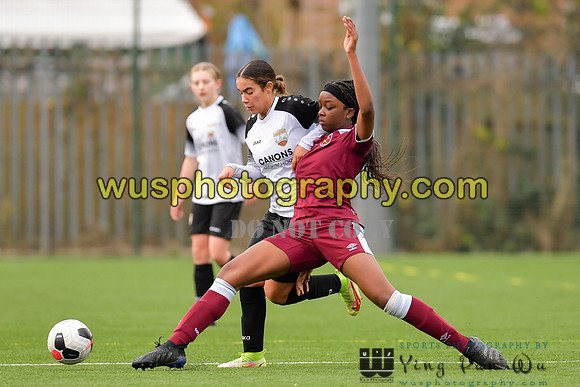 20211211-114813 West Ham United Academy Girls U16 v London Bees Academy U16