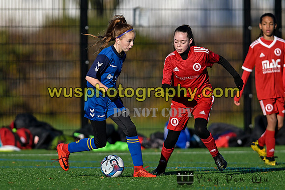 20221210-114946 Welling United FC Girls U13 v Hashtag United FC Girls U13