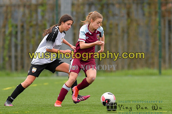 20211211-120404 West Ham United Academy Girls U16 v London Bees Academy U16