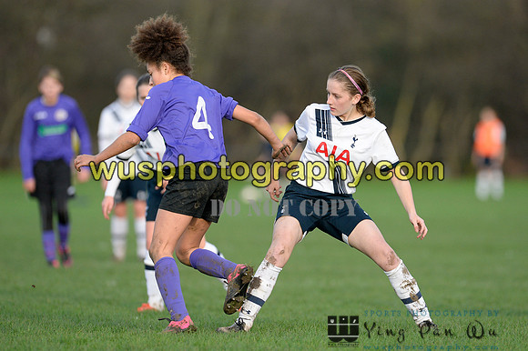 20151219-110504-3 Tottenham Hotspur Girls U14 v Garston Girls U14 Pumas