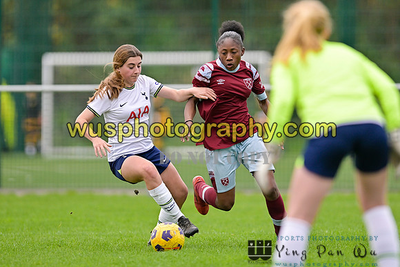20221119-111830 Tottenham Hotspur Women FC Academy U15 v West Ham United Academy Girls U15