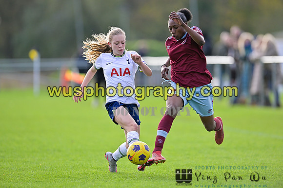 20221119-105456D Tottenham Hotspur Women FC Academy U15 v West Ham United Academy Girls U15
