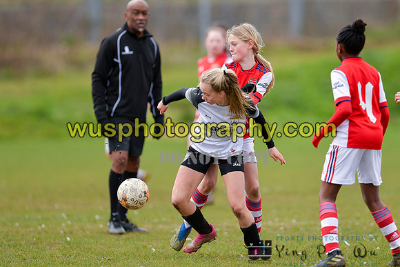 20220305-134916E London Bees Academy U14 v Arsenal FC Girls U13