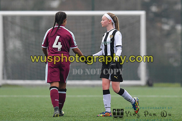 20220115-143618A West Ham United Academy Girls U14 v Notts County FC Girls U14