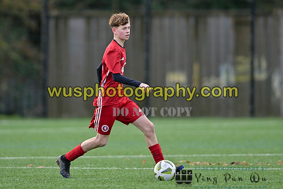 20240106-101455 Welling United Academy Boys U15 Reds v New Level Soccer Academy Boys U15