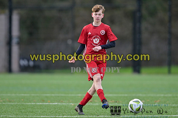 20240106-101456 Welling United Academy Boys U15 Reds v New Level Soccer Academy Boys U15