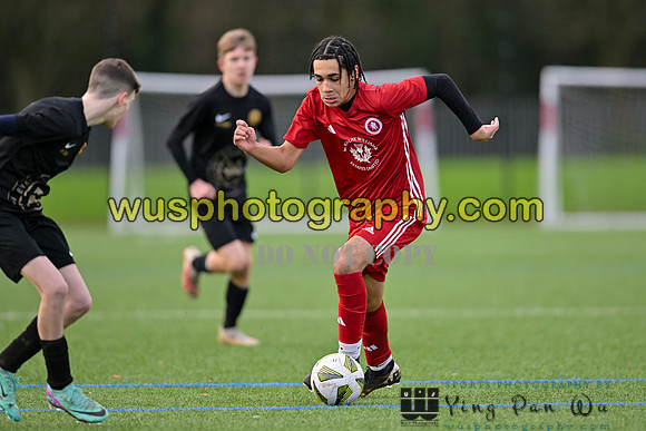 20240106-101459 Welling United Academy Boys U15 Reds v New Level Soccer Academy Boys U15