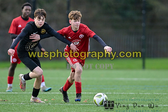 20240106-101606 Welling United Academy Boys U15 Reds v New Level Soccer Academy Boys U15