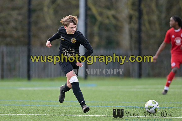 20240106-101854 Welling United Academy Boys U15 Reds v New Level Soccer Academy Boys U15