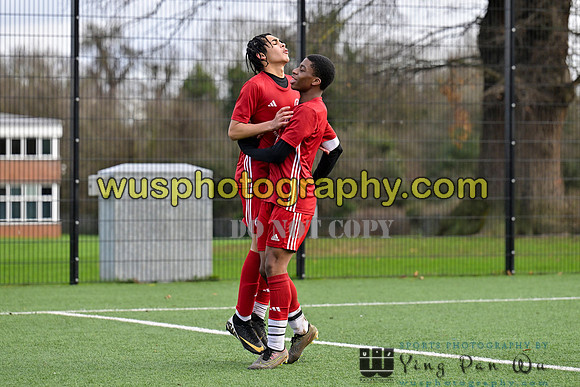 20240106-102127 Welling United Academy Boys U15 Reds v New Level Soccer Academy Boys U15