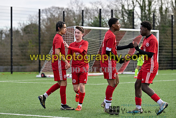 20240106-102131 Welling United Academy Boys U15 Reds v New Level Soccer Academy Boys U15