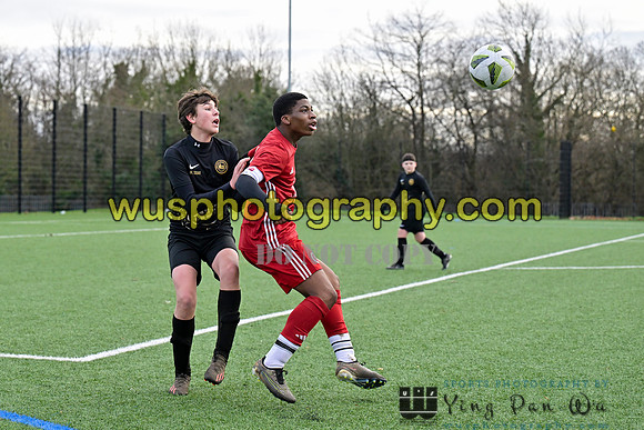20240106-102530 Welling United Academy Boys U15 Reds v New Level Soccer Academy Boys U15