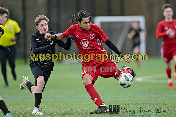 20240106-102857 Welling United Academy Boys U15 Reds v New Level Soccer Academy Boys U15