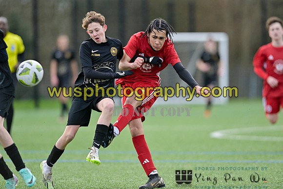20240106-102857B Welling United Academy Boys U15 Reds v New Level Soccer Academy Boys U15