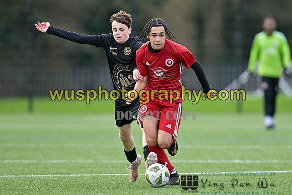 20240106-103055B Welling United Academy Boys U15 Reds v New Level Soccer Academy Boys U15