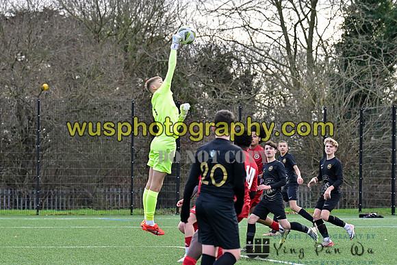 20240106-103235A Welling United Academy Boys U15 Reds v New Level Soccer Academy Boys U15