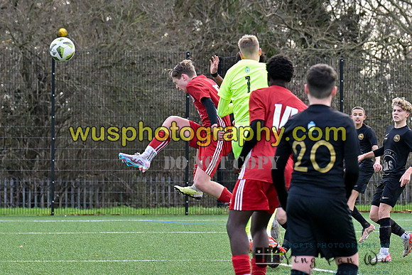 20240106-103235C Welling United Academy Boys U15 Reds v New Level Soccer Academy Boys U15
