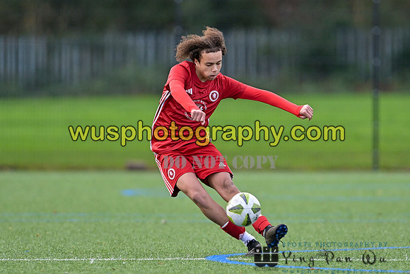 20240106-103414B Welling United Academy Boys U15 Reds v New Level Soccer Academy Boys U15