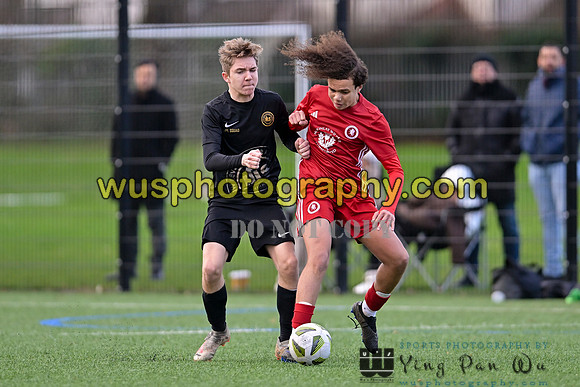 20240106-103706 Welling United Academy Boys U15 Reds v New Level Soccer Academy Boys U15