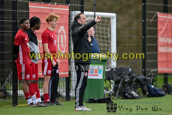 20240106-103647 Welling United Academy Boys U15 Reds v New Level Soccer Academy Boys U15