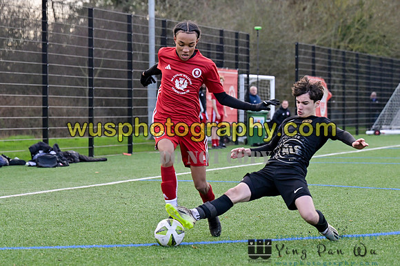 20240106-103832 Welling United Academy Boys U15 Reds v New Level Soccer Academy Boys U15